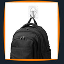 Kit com 10 Ganchos Adesivos Transparentes 180°